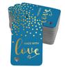 Inkdotpot Gold Foil Paper Hang Tags Made With Love Text Favor Tags 100 Pack