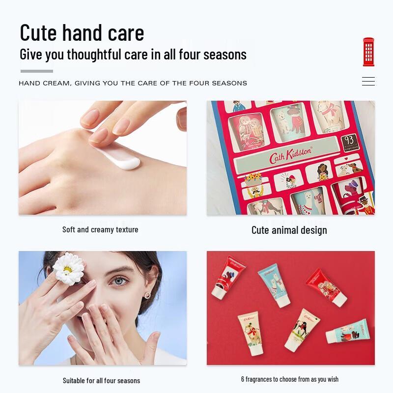 Набор кремов для рук Cath Kidston 'Лондонский автобус'