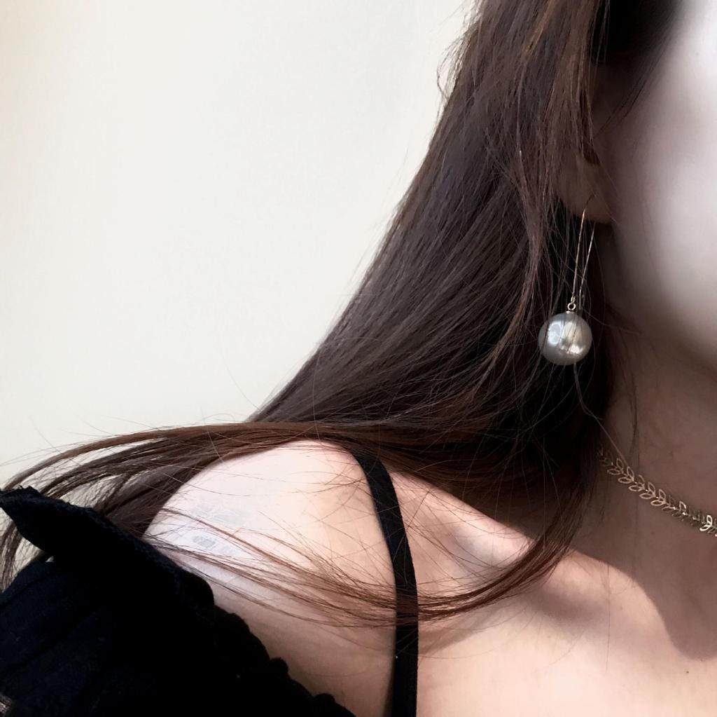 Корейская элегантность: U-образные серьги с жемчугом в стиле хайцин