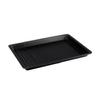 Rectangular Perforated Expandable Pizza Plate 37 To 52 X 33 Cm Black Metallic Ref. 6539