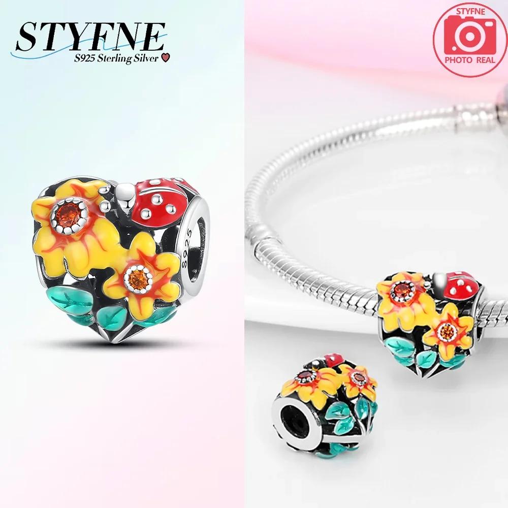 Медное Сердце Подсолнух Лунный Лотос Милый Кот Мотив Gardenbeads Шармы Подходят для Ожерелий Браслетов Подвески DIY Украшения