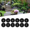 4 PCS Anti Grass Ring Weeding Barrier 15cm-42cm Weed Control Ground Cover New Non-Woven Tree Mulch
