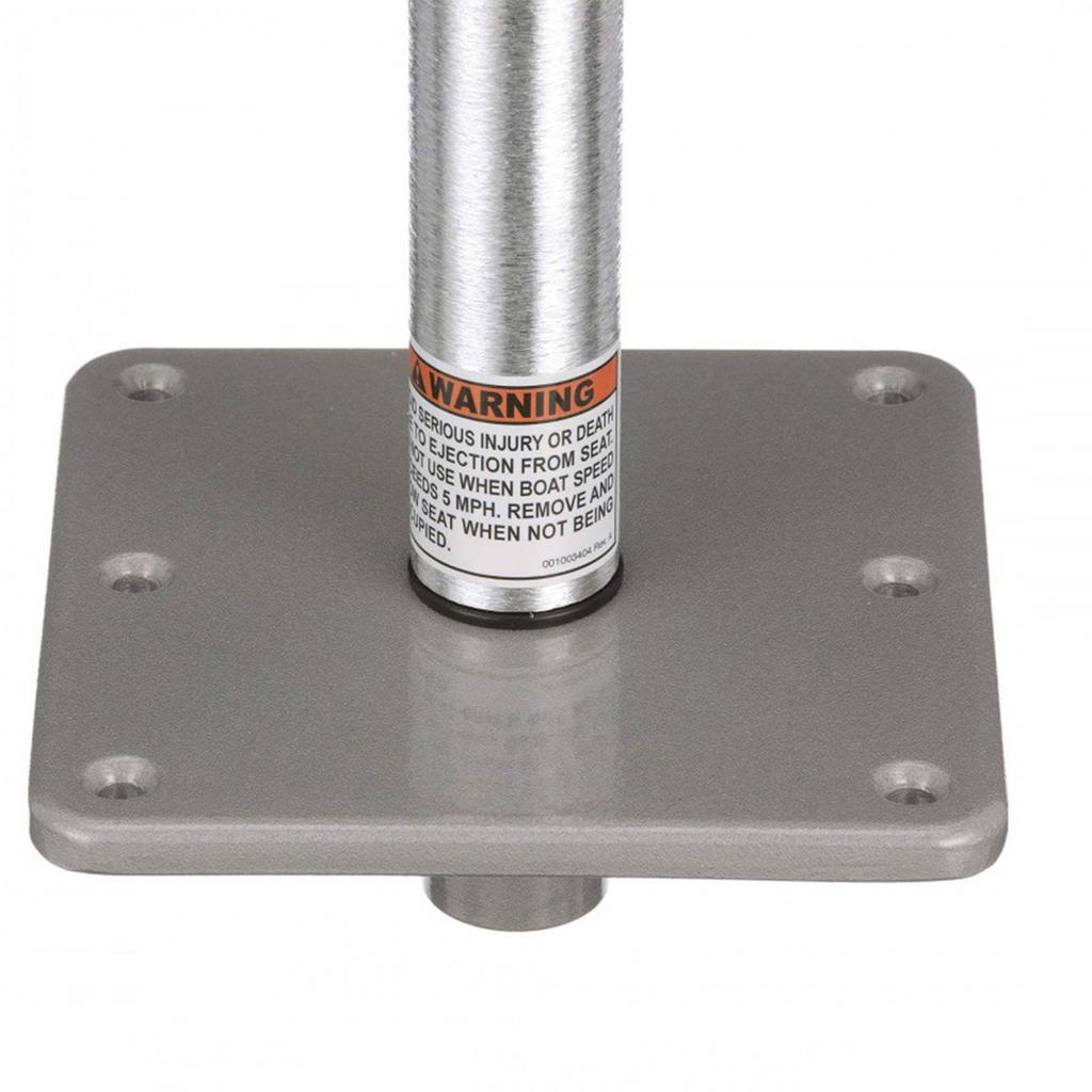 Boat Seat Mount Kit 3/4 Inch Lock In Pin Post Base Plate and Seat Mount with Spring for Most Boats