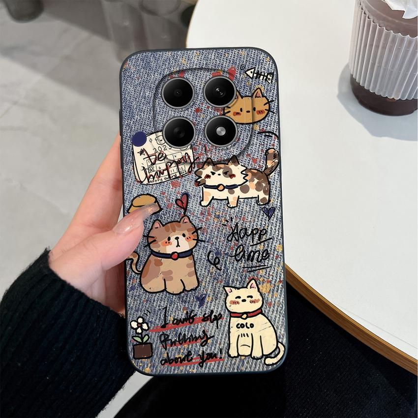 Чехол для телефона Redmi Note 15 Pro 15Pro+ 15R Милый мультяшный легкий противоударный корпус для Xiaomi Redmi Note15ProPlus Задняя крышка