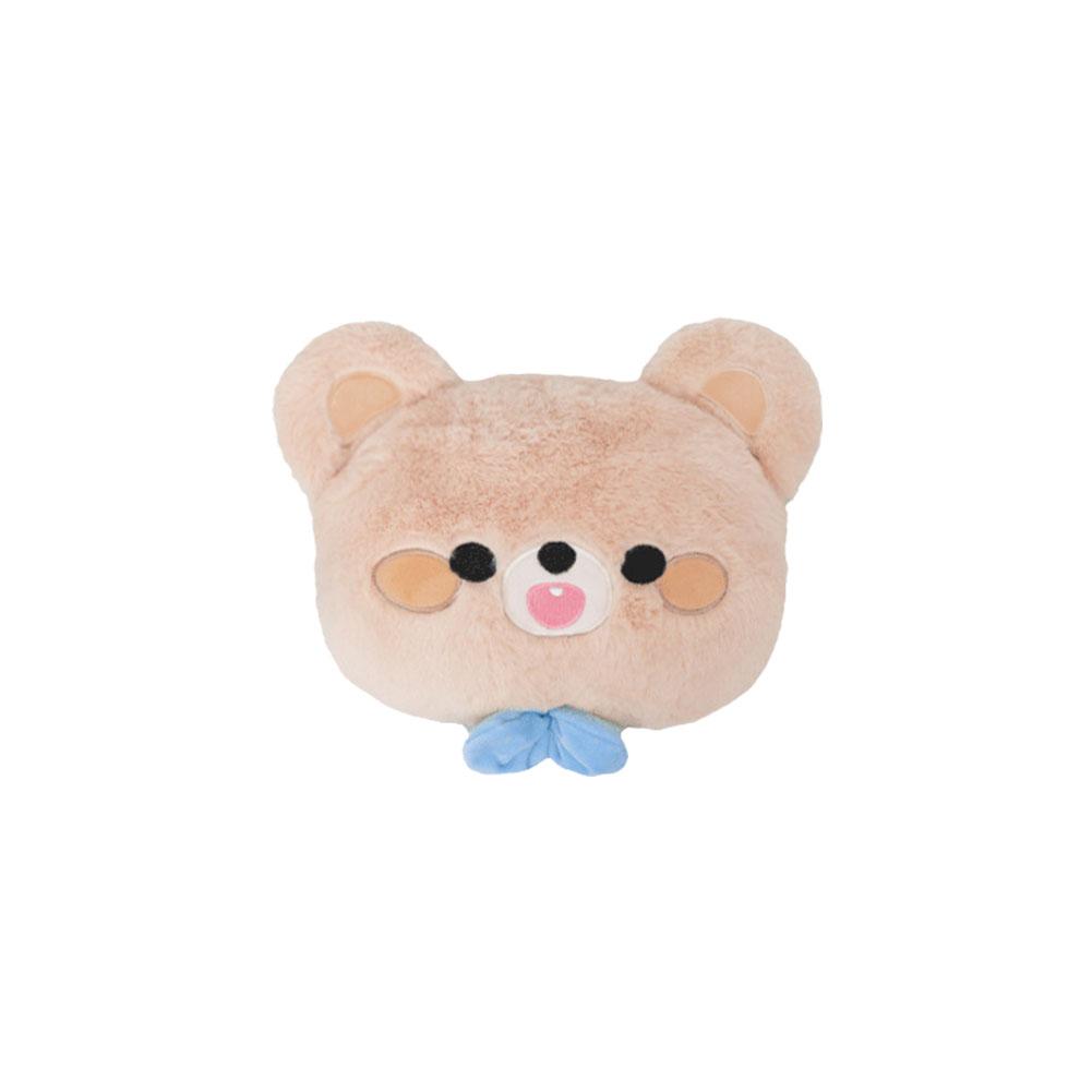 Подушка для шеи в машину, симпатичная плюшевая мультяшная подушка с бантом в виде медведя, подушка для отдыха в дороге, подушка для шеи, подголовник, кавайные аксессуары для салона автомобиля