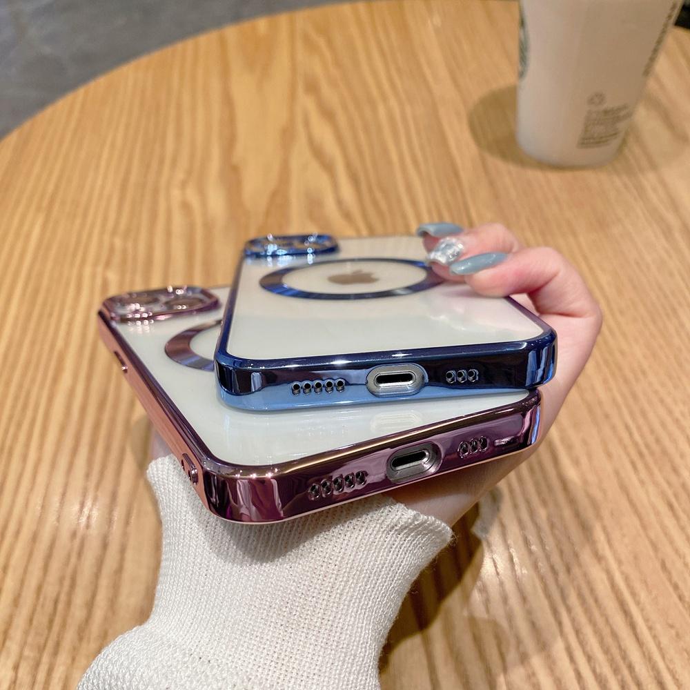 Стеклянный защитный чехол для камеры Magsafe для Iphone 14 13 11 12 Pro Max альпийский зеленый прозрачный мягкий чехол с покрытием