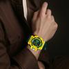 Casio Серия с двойным дисплеем LCD/Стрелки Яркие контрастные цвета Спортивные водонепроницаемые Бразильские цвета Интуитивное управление Вращающаяся заводная головка Большие GA-400CS-9APR