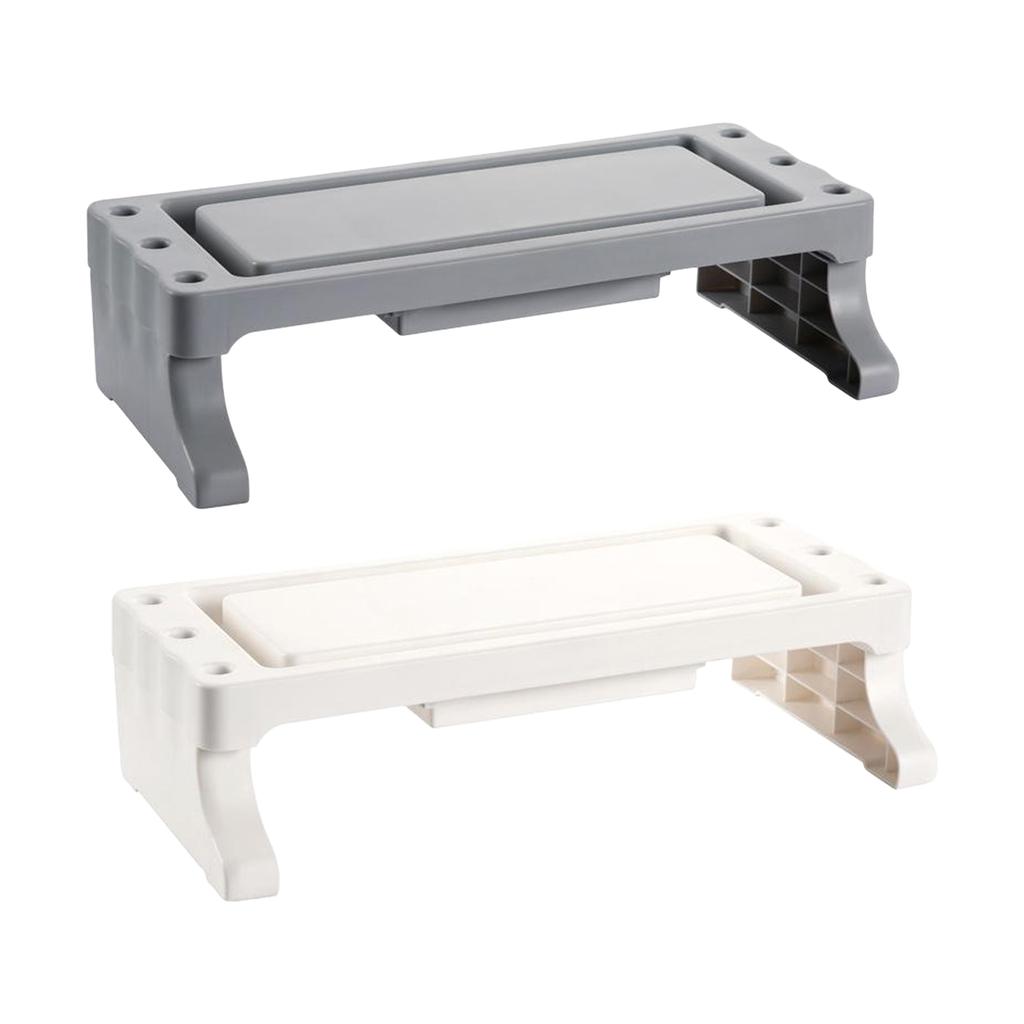 Computer Monitor Stand TV Printer Screen Riser Desk Space Save fit PC/Laptop/LCD LED TVs Risers wih Drawer and Cable Management