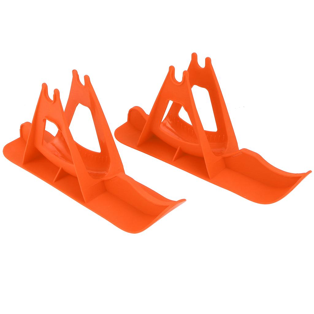 Children"s Balanced Car Skis Kids Snowboard Sledge Balanced Scooter Board Ski PartsOrange