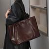 Сумка-тоут большой вместимости, женская сумка из натуральной кожи с верхним слоем из коровьей кожи, сумка премиум-класса через плечо и подмышку