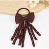 Girl Rubber Band Hair Rope Cheerleader Girl Hair Tie Hair Ring Ponytail Holder Bowknot Headdress