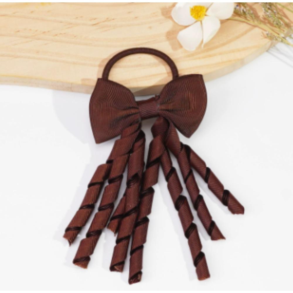 Girl Rubber Band Hair Rope Cheerleader Girl Hair Tie Hair Ring Ponytail Holder Bowknot Headdress