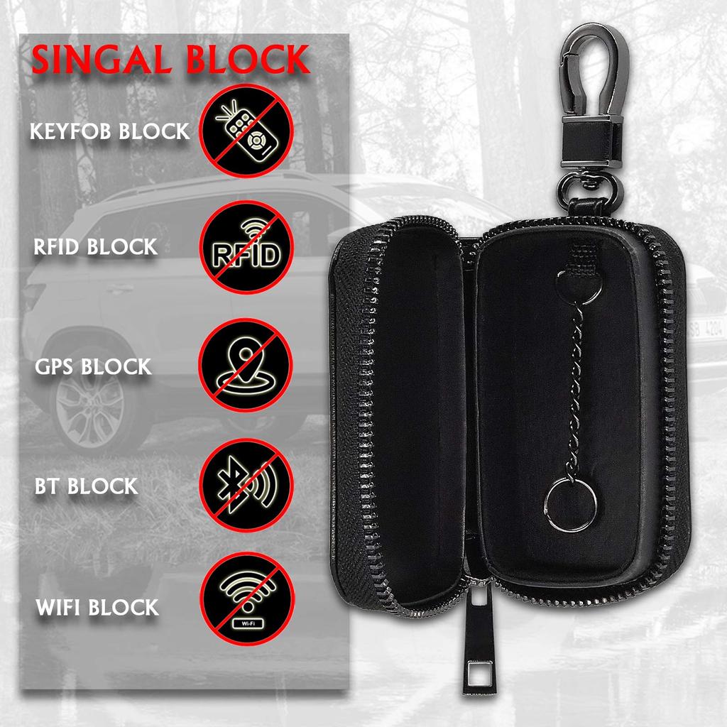 (Тодокси) Todoxi Faraday Key Fob Protector для автомобиля RFID Signal Block Anti Theft Pouch Anti-Hacking Case Blocker Faraday Bag