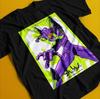 Летняя горячая распродажа Футболка Neon Genesis Evangelion Ева Единица 01 Японская Черная Аниме Рубашка