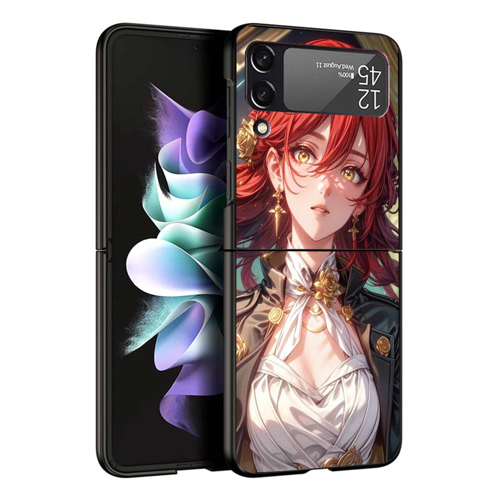 Чехол для телефона Honkai Star Rail Himeko для Samsung Galaxy Z Flip7 Flip6 5G Flip5 Flip4 Flip3 ZFlip 7 6 3 4 5 Ударопрочная задняя крышка G