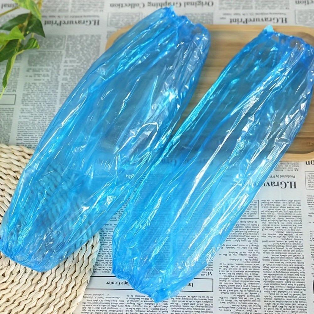 100 шт. защитные водонепроницаемые одноразовые пластиковые нарукавники нарукавники Utilidades Domesticas аксессуары для уборки дома