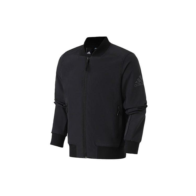 adidas Куртки Мужские Черные С воротником-стойкой Умеренные Другое DW4554