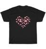Flamingo Hearts Pink Flamingo Bird Animal Lover T-Shirt Unisex Funny Tee Gift