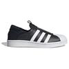 Adidas Женские кроссовки Superstar Slip-On Black White Core-Black Cloud-White IG5717