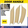 3PCS Door Pull Handle Ide Beige Case Cover For BMW X5 F15 X6 F16 2014-2018