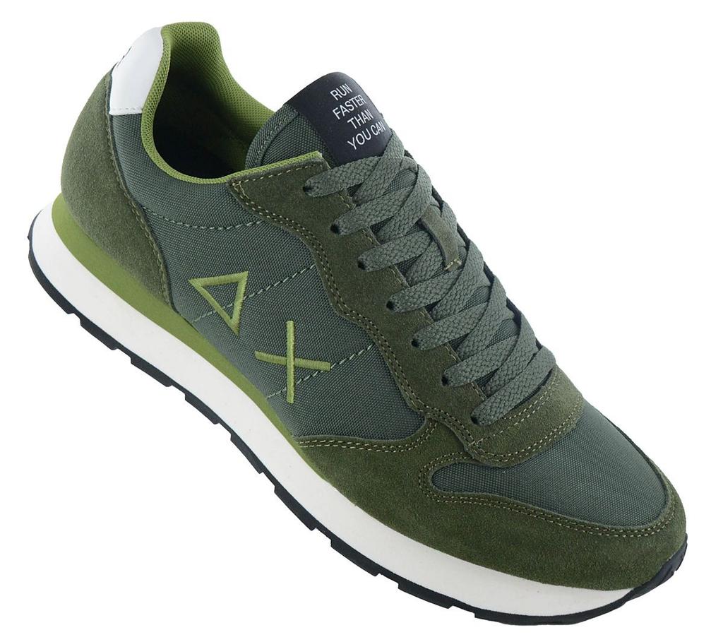 Sun68 Tom Solid - Мужские кроссовки Зеленые Z44101-74 ОРИГИНАЛ