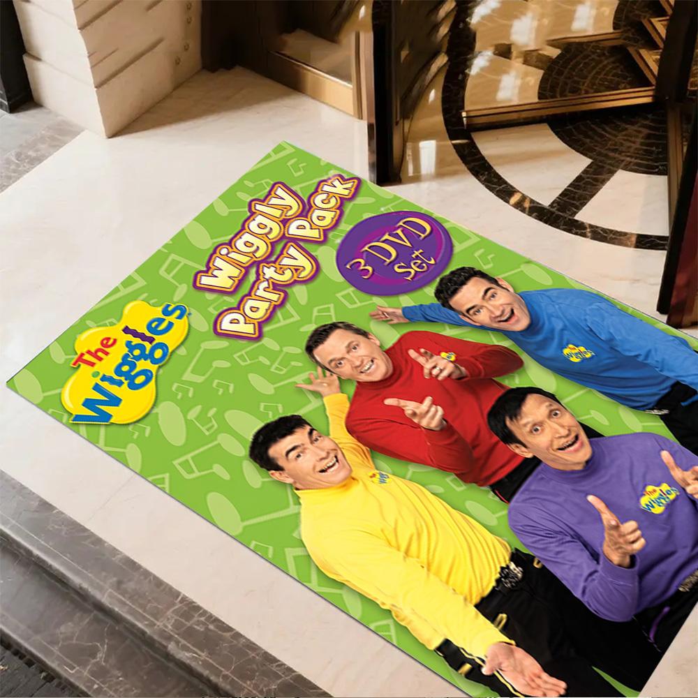 Wiggles Band Performance Carpet Suitable for Bedrooms Playrooms Foyer Kitchen Anti-slip Rug Decorate Offices