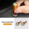 Car Door Lock Pins Metal Door Lock Pull Pin Cover Key Accessories For Volkswagen VW Polo Golf 6 7 8 Jetta Tiguan Touran T-ROC zf4