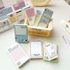 100 Sheets/pc Cartoon Memo Pad Sticky Note To Do List Check List Planner Notepad for Staff Students Stationery Journaling