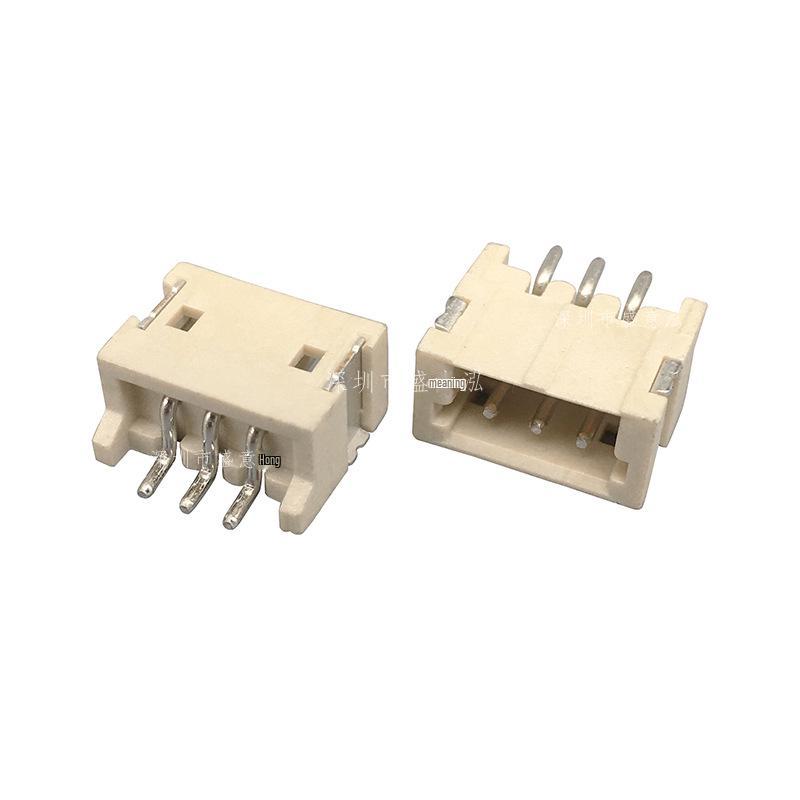 1.5mm Pitch 3-Pin SMD Power Connector Socket, High-Temp Resistant, Flame Retardant, Various Specs Available