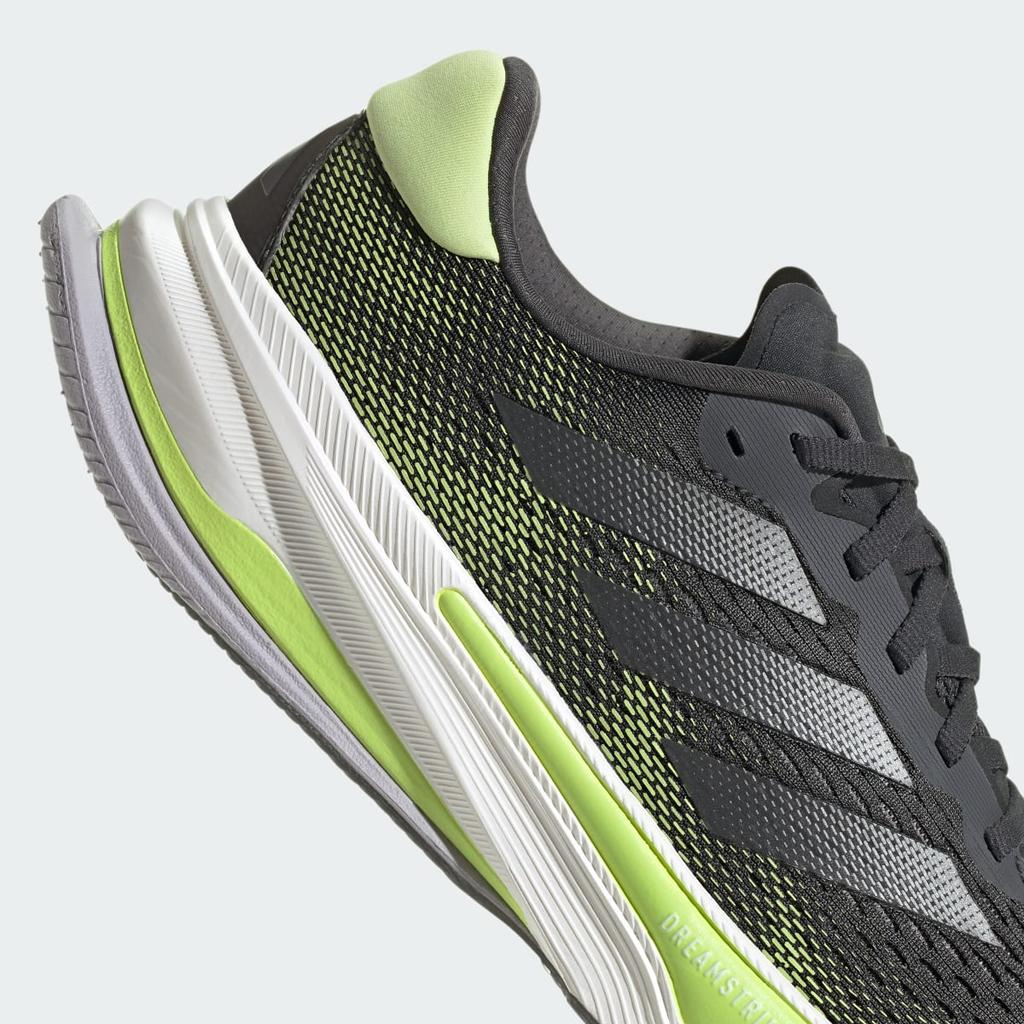 adidas Supernova Prima Running IH8634 Men's Performance Sports Shoes Carbon / Iron Metallic / Pulse Lime