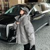 Женская зимняя стеганая куртка для улицы, пальто с капюшоном, однотонная, толстая парка, водонепроницаемая, дутая, корейская мода