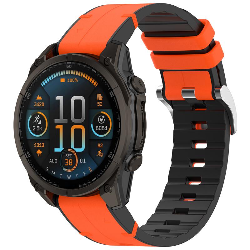 Силиконовый кожаный ремешок 22 22 26 мм для часов Garmin Fenix 8 51 47 мм E 7X 7 Pro 6X 6 Pro 5X 5 Plus Enduro 3 2 ремешок браслет