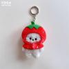 Animal Plush Fruit Keychain Cartoon Stuffed Doll Bag Pendant Gift Decoration