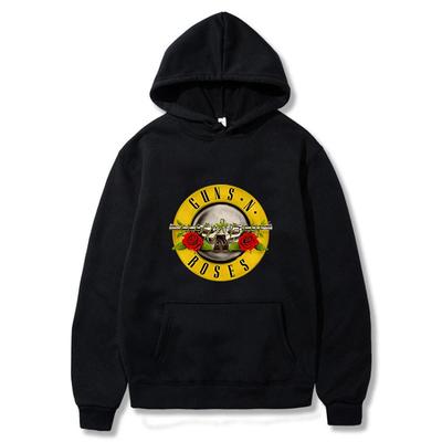 Мужские толстовки с принтом Guns N Roses, хлопковые хард-рок-группы, мужские и женские пуловеры в стиле хип-хоп, одежда