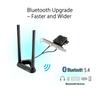 Asus WiFi 7 2 External Magnetic 6GHz Band Bluetooth WPA3 Network Compatible with Intel Motherboards Only Domestic Authorized Distributor Product