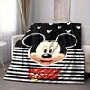 1Pc Mickey Mouse Iconic Face Blanket Soft And Comfortable Casual Warm Camping Travel Christmas Halloween Xmas Gift M928470