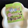 3pcs/set Puppy Cat Barrettes Acrylic Cute Animals Geometric Hair Clips Hairpin Side Pins Women Hair Accessories