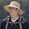 Sun Cap Drawstring Men's Fisherman Hat Nylon Polyester Sunshade Fishing Hat Thin Breathable Sunscreen Basin Cap Women