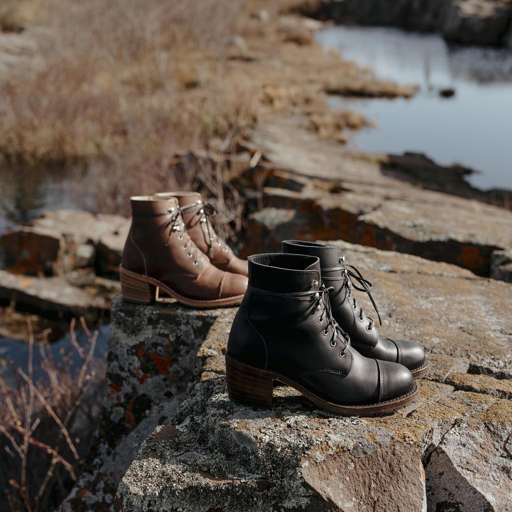 3400 Рабочие ботинки Irene Ботинки Черный Boundary [Red Wing] Женские US6.5 (23.5cm)