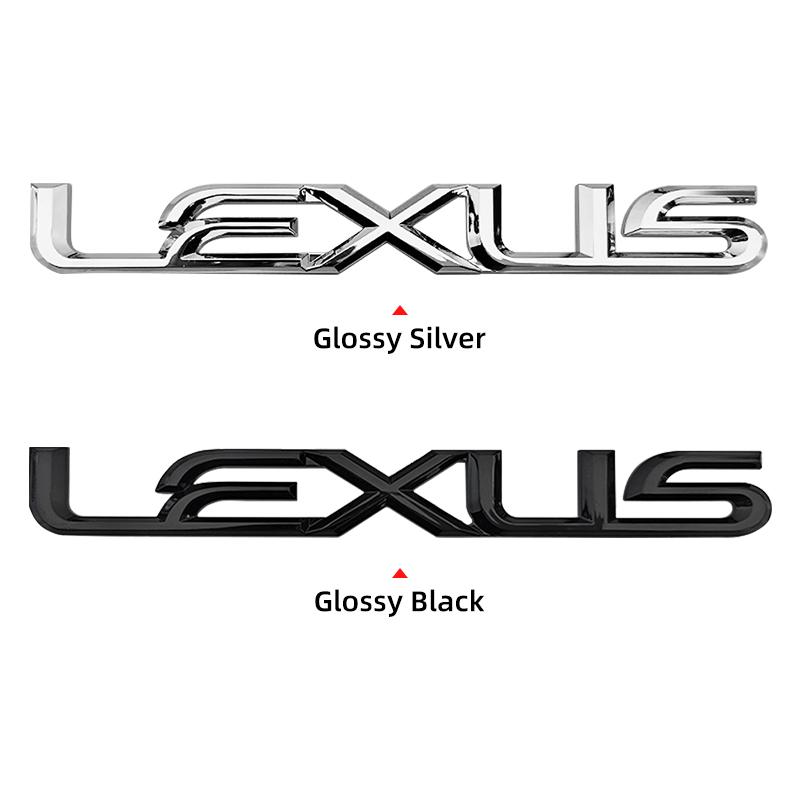 Interior Stickers 3D ABS Car Rear Trunk Emblem Badge Sticker Logo For Lexus ES300 IS300 IS350 ES250 ES350 IS250 CT200H GS350 NX2