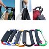 Large Carabiner Stroller Hooks Organizer Aluminum D Ring Spring Snap Keychain Clip Carry Handle for Hanging Purses Shopping Bags