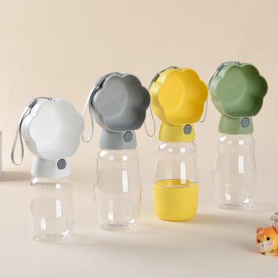 2 в 1 портативная бутылка для воды для собак маленьких и больших собак, кошек, для путешествий на открытом воздухе, поилка для щенков, йоркширский мопс, товары для животных