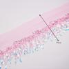 10 Yards Sequin Fabric Mesh Fringe Trim 6 Inches Tassel Fringe Lace Trim Ribbon  Home Accessory