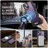 For iPhone 15 Magnetic Case CASEME ME80 Series Leather PC TPU Phone Cover with Detachable Wallet