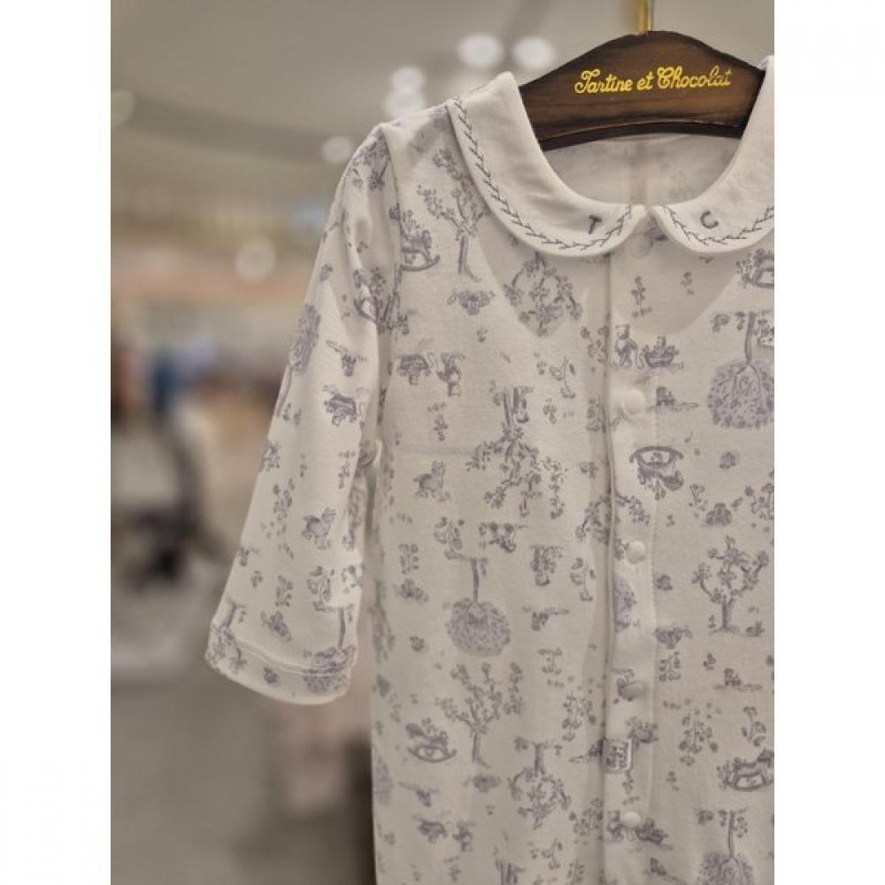 Chocola Bl Aesop Romper + Baby Gown Set tnprqx071naSet
