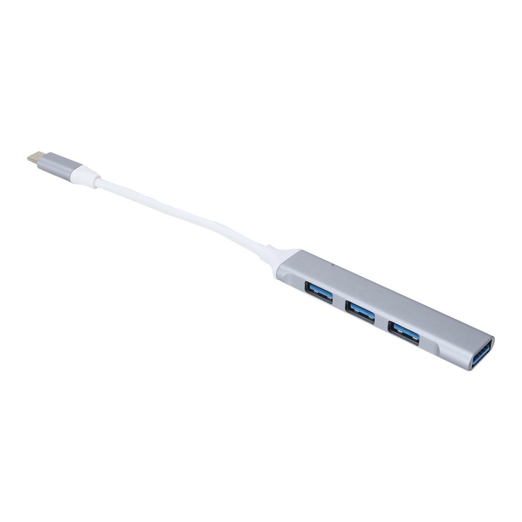 C Hub 4 Port USB to TypeC Adapter 5Gbps Portable for MacBook Pro Laptop Tablet