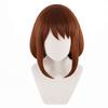 Brown Bob Cosplay Wig with Net, Heat-Resistant, Perfect for Halloween Events