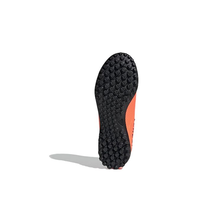 Adidas 19.4 Tf J Round Toe Lace-Up Non-Slip Durable Low-Top Soccer Shoes Kids Soccer Shoes Orange EH0503