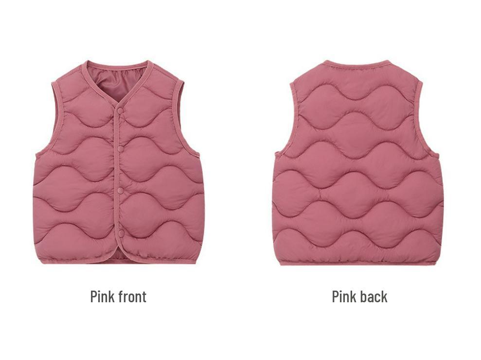 Детский хлопковый жилет на осень/зиму - Новинка