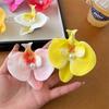 Butterfly Orchid Orchid Flower Hairpin Pearl Girl Hair Clip Sweet Flower Hair Clip  Women